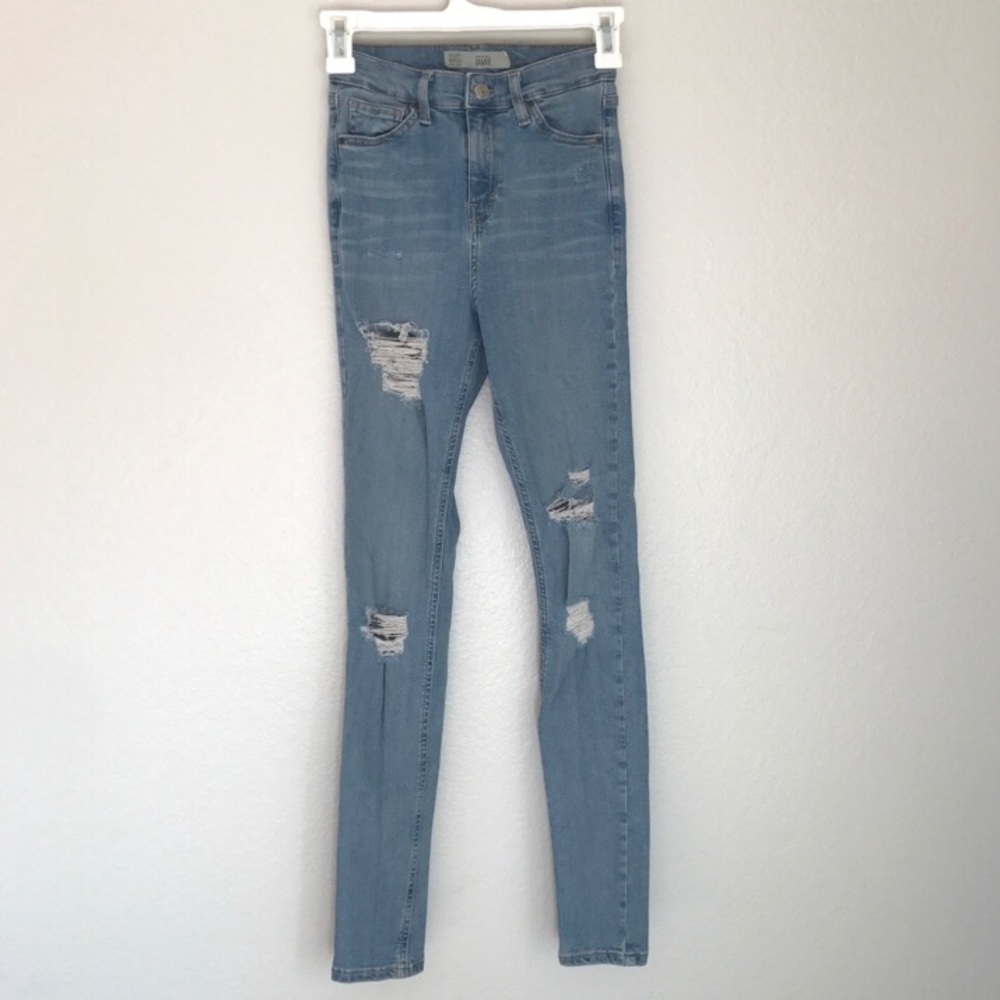 High waisted Jamie top shop jeans
